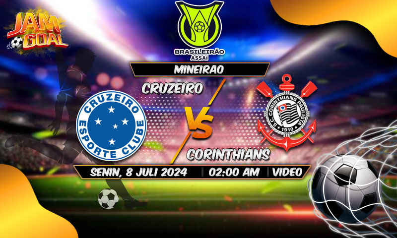 Prediksi Cruzeiro vs Corinthians, Serie A Brazil 8 Juli 2024