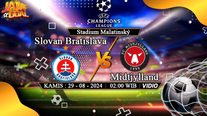 Prediksi Pertandingan: Slovan Bratislava vs Midtjylland - Kamis, 29 Agustus 2024