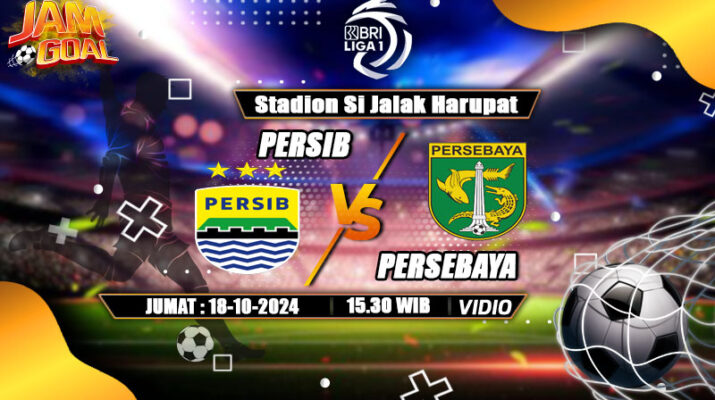 Berikut ini prediksi skor Persib Bandung kontra Persebaya Surabaya lengkap dengan head to head, susunan pemain hingga ajang temu kangennya mantan kesakitan. Dilansir jam gool, Persib Bandung bakal menjamu tim yan tengah naik daun di awal musim 2024/025, Persebaya Surabaya di Stadion Si Jalak Harupat, Bandung, Jumat (18/10/2024). Laga Persib Bandung kontra Persebaya Surabaya bakal menjadi pertandingan panas dua tim klasik yang memiliki ambisi serupa awal musim ini.