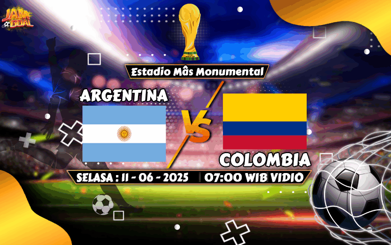 🔥 Argentina vs Colombia: Duel Panas Dini Hari! Siapa yang Akan Mengguncang Stadion Mâs Monumental?