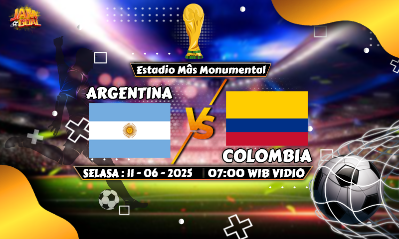 🔥 Argentina vs Colombia: Duel Panas Dini Hari! Siapa yang Akan Mengguncang Stadion Mâs Monumental?