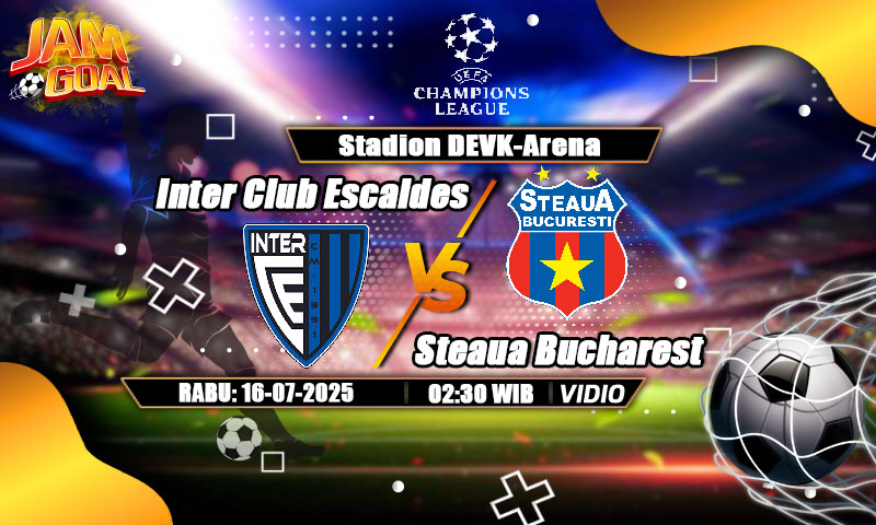 Pertandingan antara Inter Club Escaldes dan Steaua Bucharest diprediksi akan menjadi laga yang menarik dan penuh tantangan, mengingat kedua tim berasal dari liga yang berbeda dan memiliki gaya bermain serta kekuatan yang berbeda pula