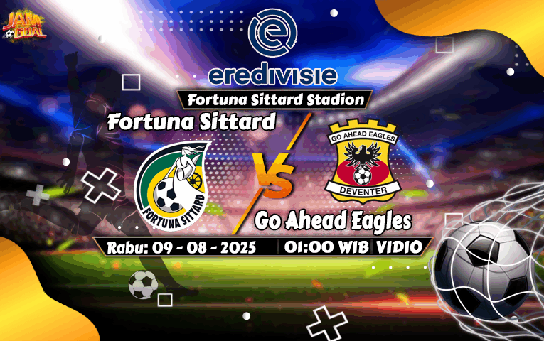 Prediksi Skor Fortuna Sittard vs Go Ahead Eagles: Duel Sengit Pekan Pembuka Eredivisie 2025/26