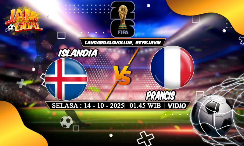 Prediksi Islandia vs Prancis 14 Oktober 2025