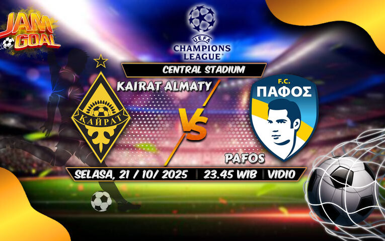 Prediksi Kairat Almaty vs Pafos 21 Oktober 2025