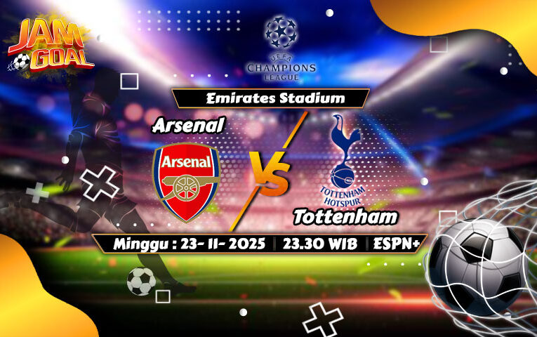 Prediksi Derby London Utara: Arsenal vs Tottenham, 23 November 2025