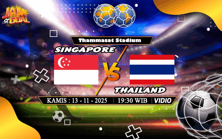 Thailand vs Singapura 13 November 2025